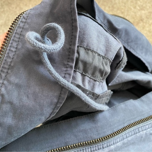 Madewell Fleet Utility Military Zip Jacket in Gray, size XS - Picture 12 of 16